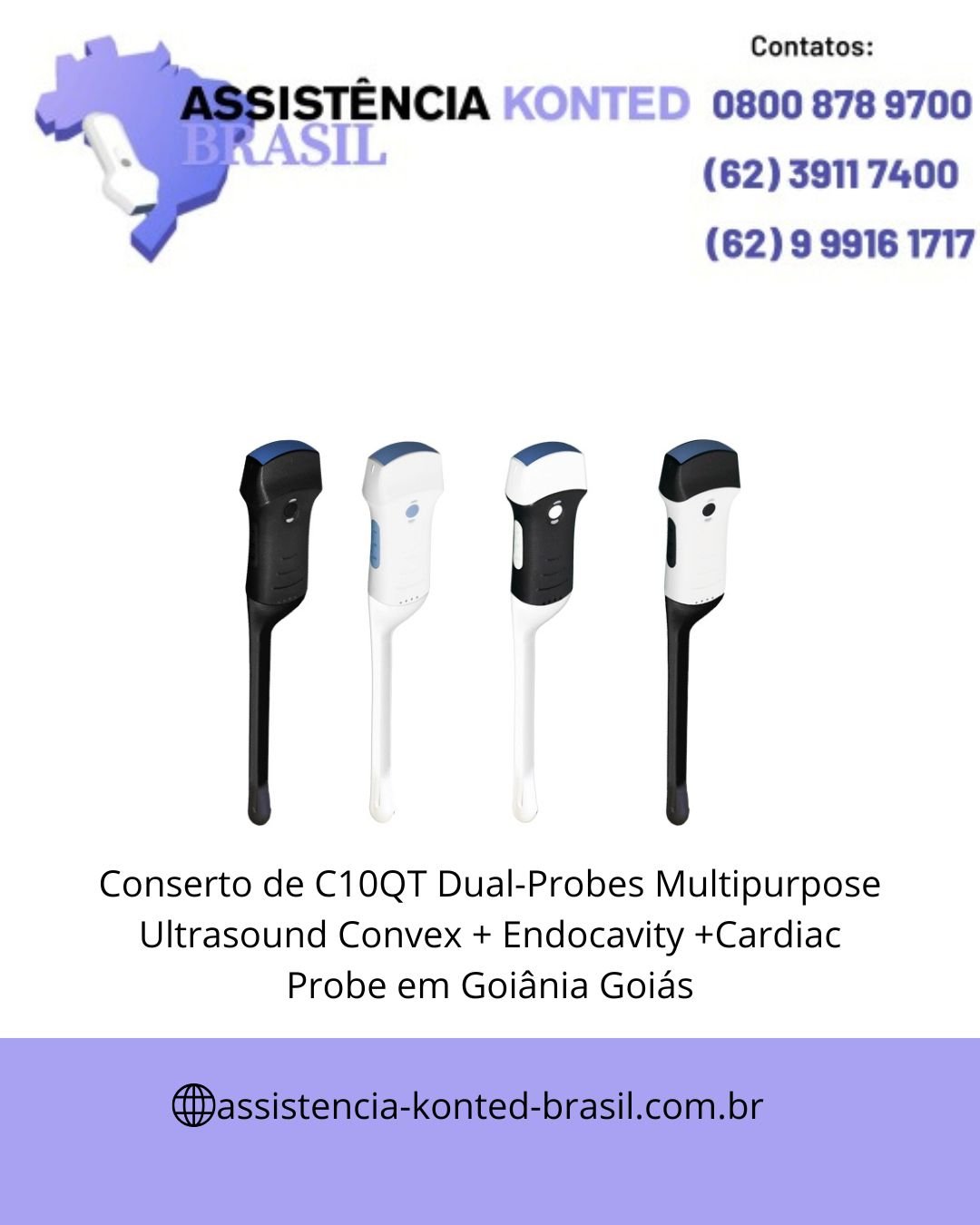 CONCERTO-ULTRASSOM-C10QT-DUAL-PROBES-GOIANIA-GOIAS